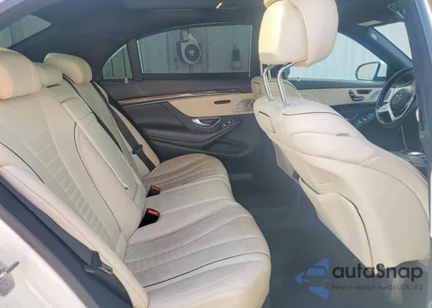 2018 Mercedes-Benz S 560 из США, поврежденный, VIN WDDUG8DB6JA416417